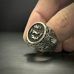 silver mohr e nabuwat ring for men online in Pakistan