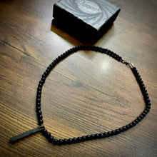 Load image into Gallery viewer, black bar pendant for men online in pakistan
