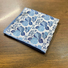 Load image into Gallery viewer, Sky Blue paisley pocket square for men in pakistan