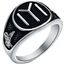 Load image into Gallery viewer, Ertugrul Kayi Tribe Ring (Black)