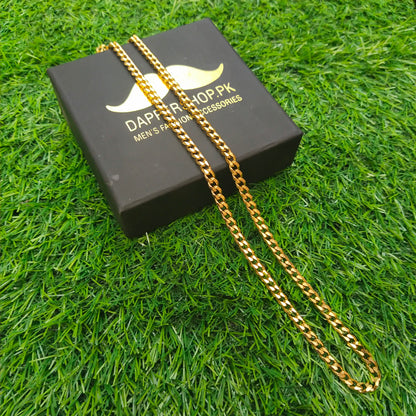 5mm golden neck chain for men in pakistan