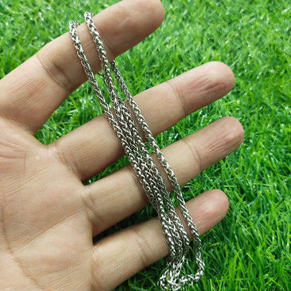 3mm wheat chain neck chain online in pakistan
