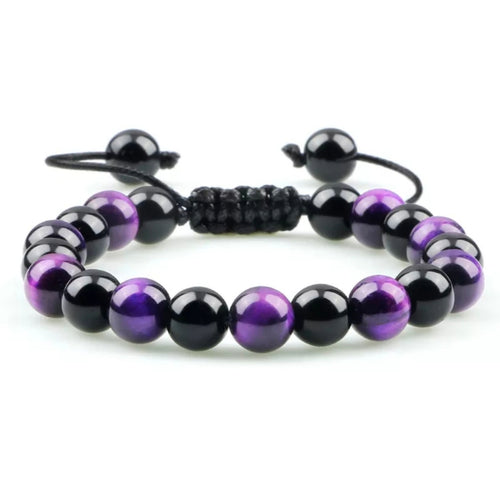 Purple Stone Beads Energy Bracelet price in Pakistan