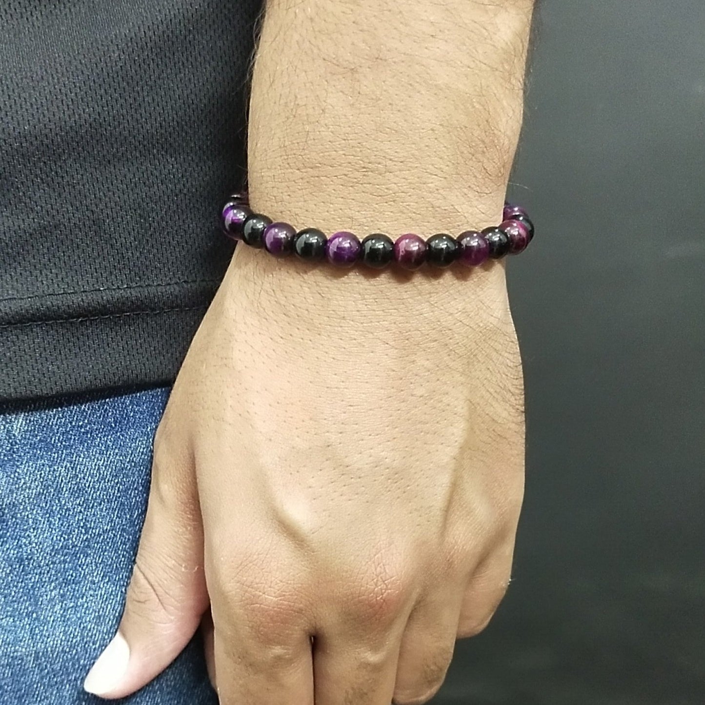 Purple Stone Beads Energy Bracelet price in Pakistan