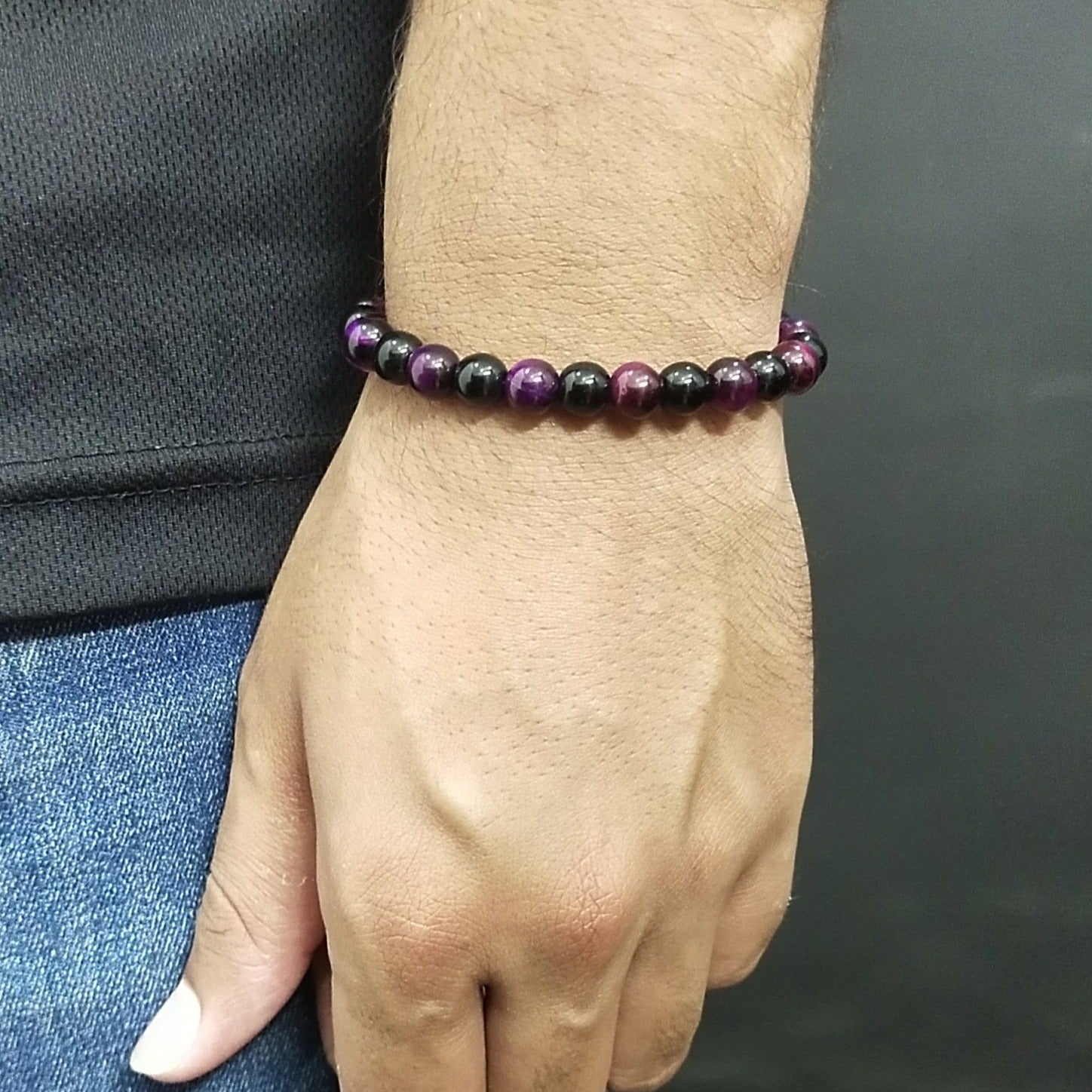 Purple Stone Beads Energy Bracelet price in Pakistan