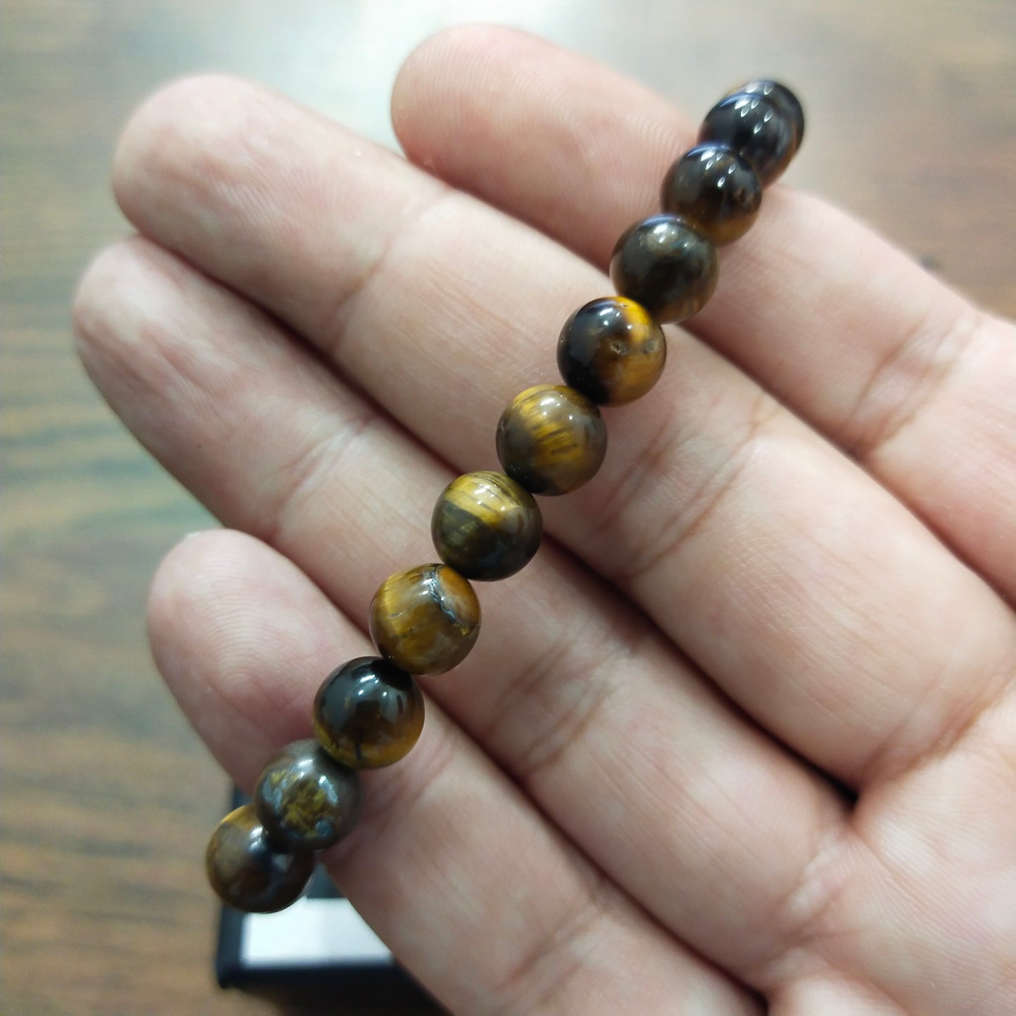 Tiger Eye Stone Beads Bracelet