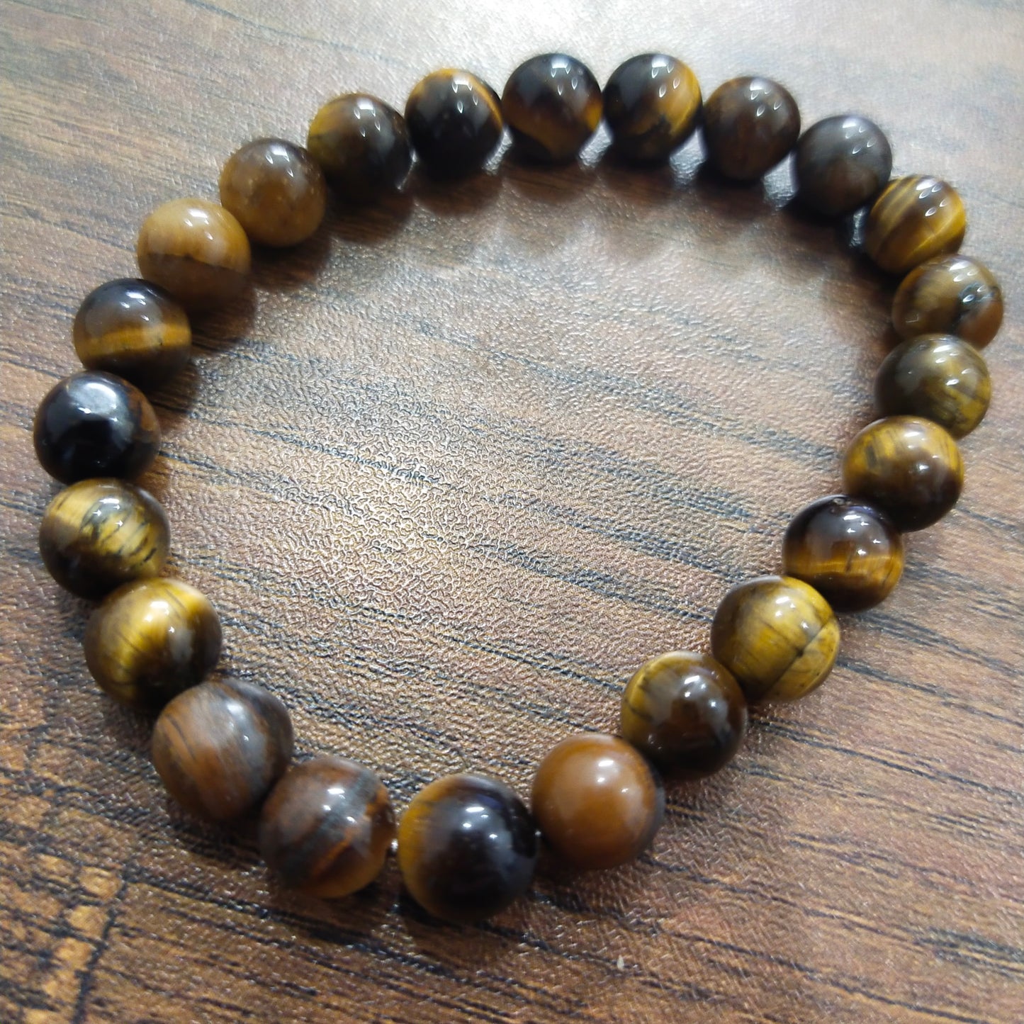 Tiger Eye Stone Beads Bracelet