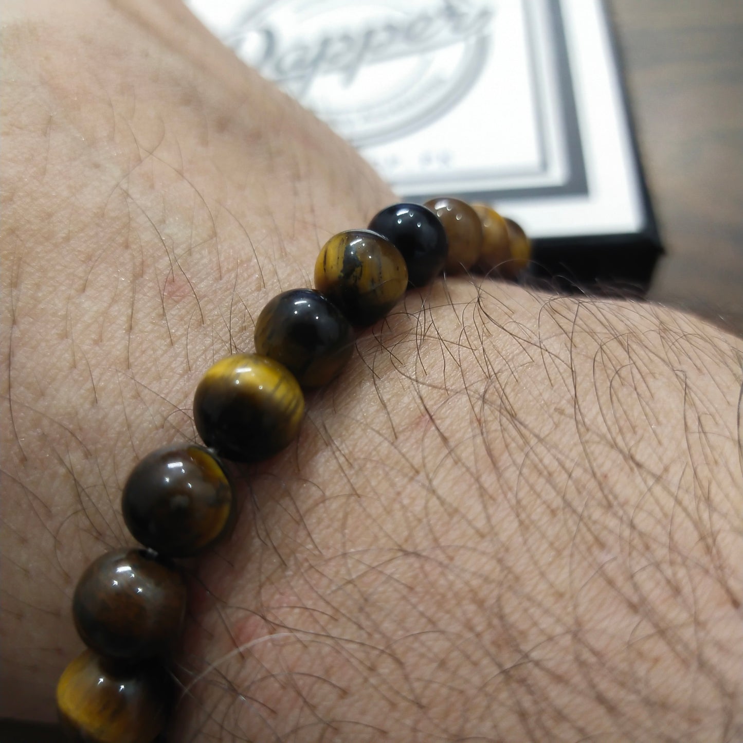 Tiger Eye Stone Beads Bracelet