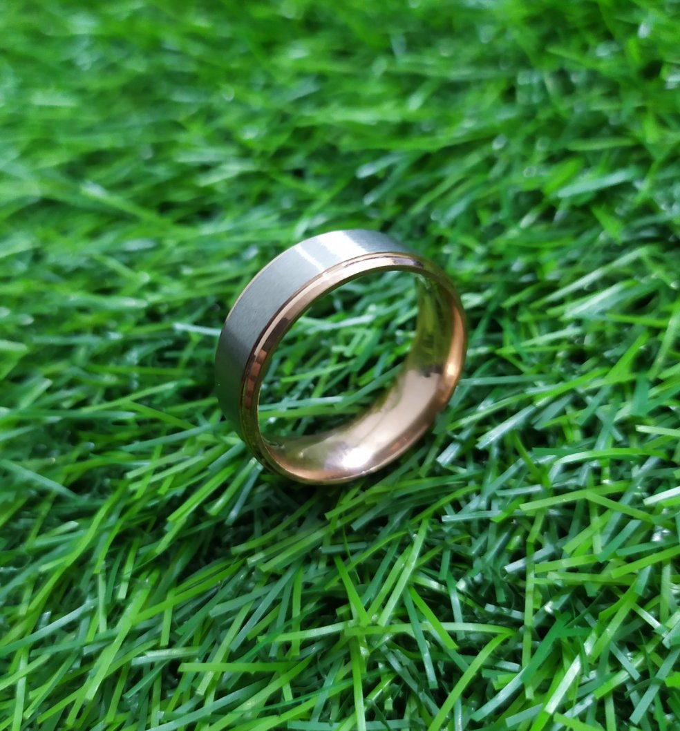 Buy 8mm Rose Gold Wedding Engagement Ring Online