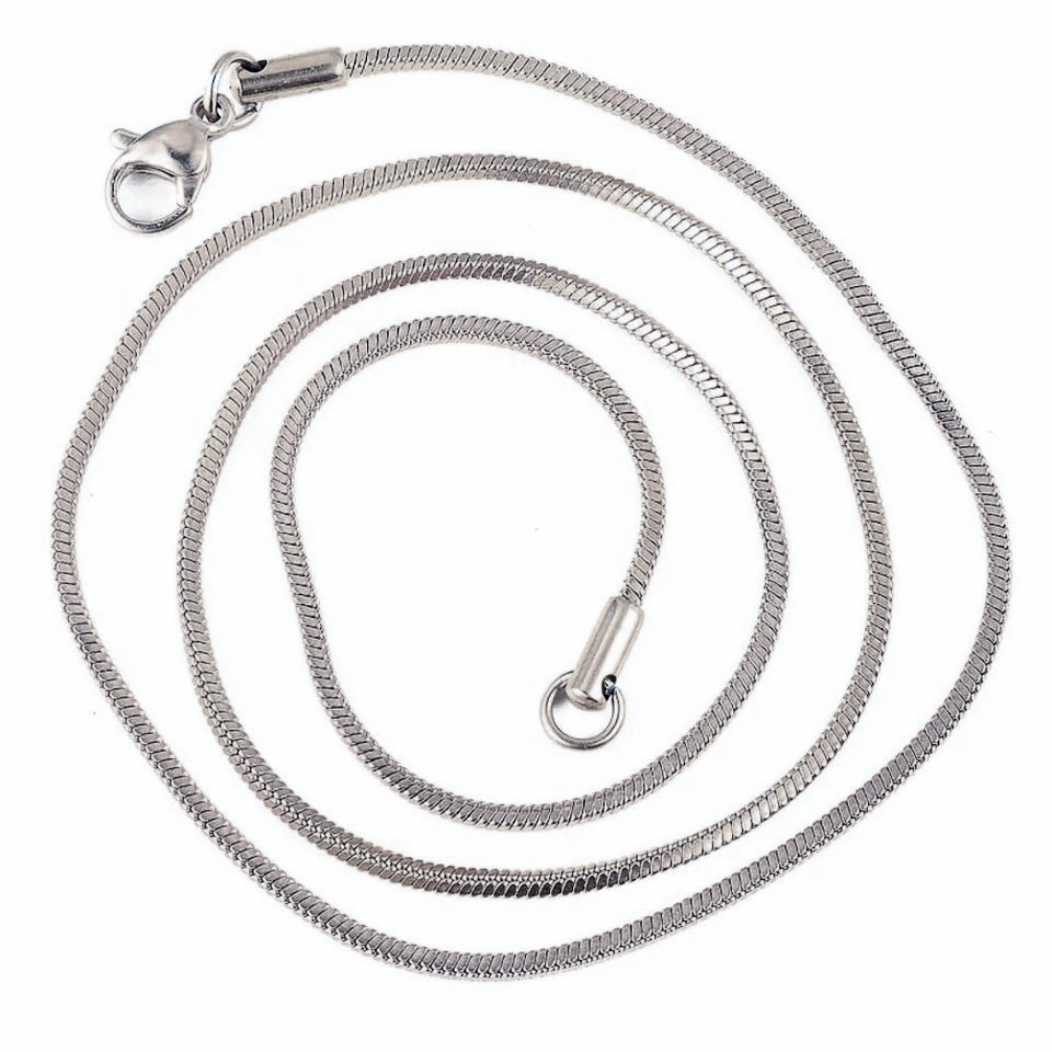 3mm Silver Snake Neck Chain