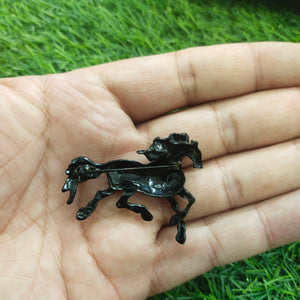 Black Horse Lapel Pin Brooch For Men