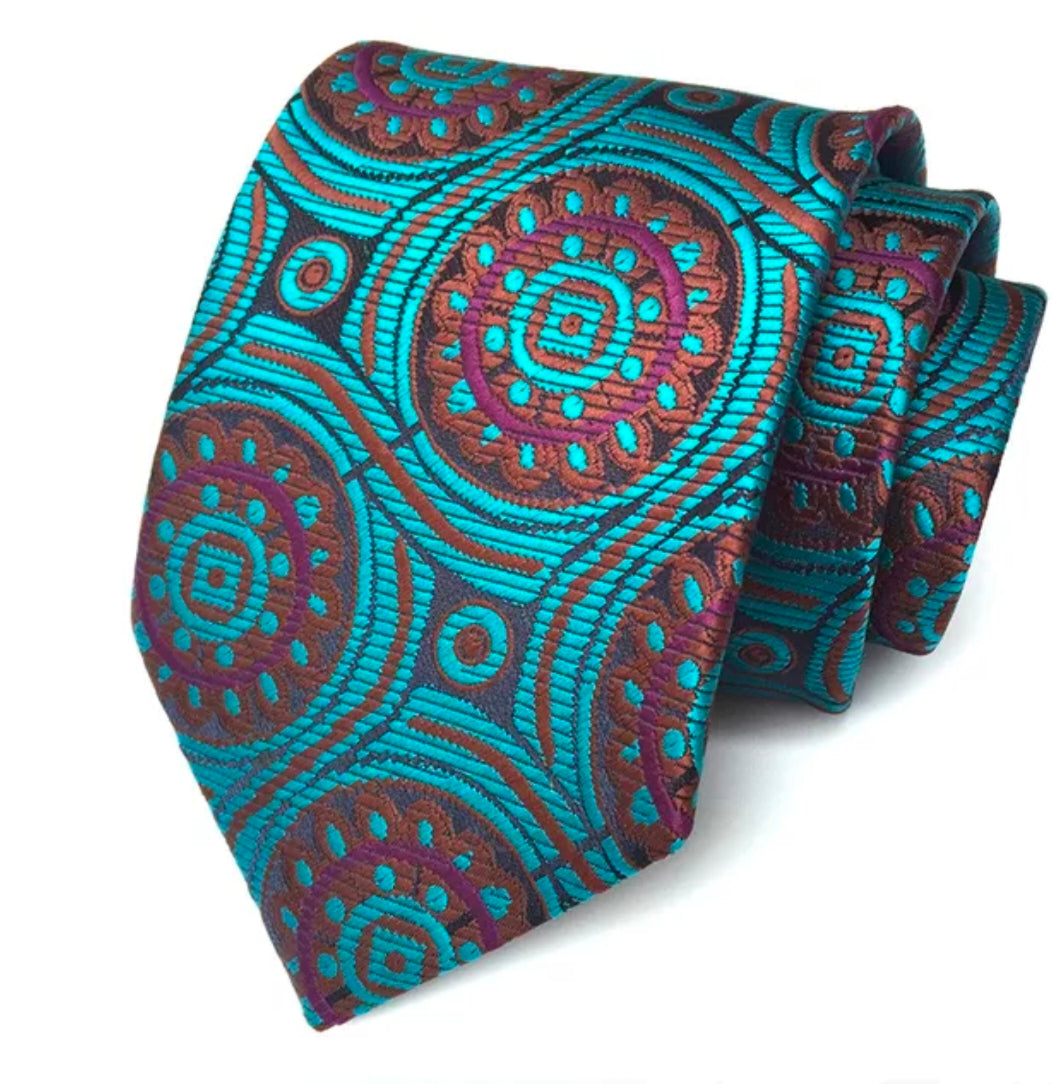 sea green tie for men 