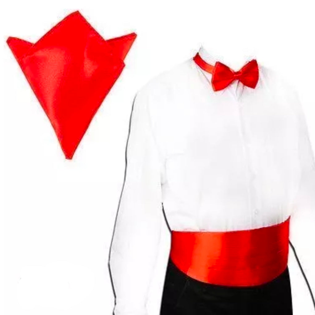 Red Cummerbund Set For Men Online In Pakistan