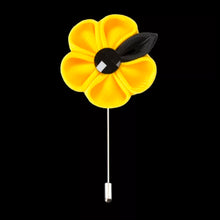 Load image into Gallery viewer, yellow flower lapel pin brooch online in pakistan