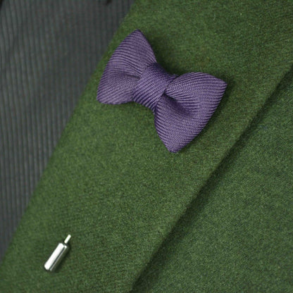 Purple bow lapel pin for men online in pakistan