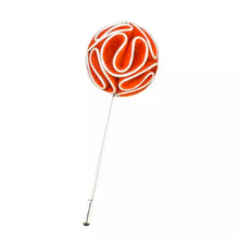 Load image into Gallery viewer, Orange Flower Lapel Pin