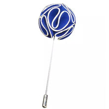 Load image into Gallery viewer, Blue Flower Lapel Pin