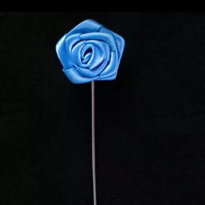 Sky Blue Flower Lapel Pin