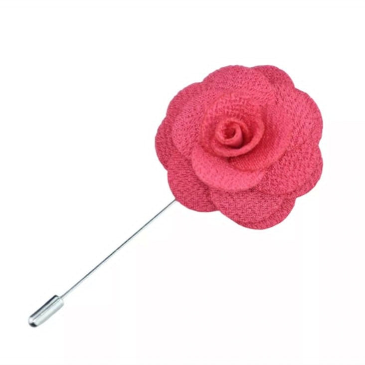 Pink Flower Lapel Pin