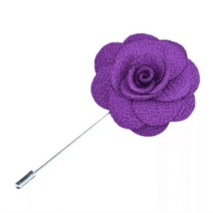 Purple Flower Lapel Pin