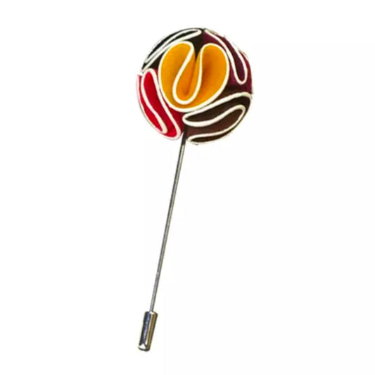 Multi Color Flower Lapel Pin