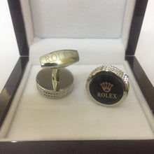 Load image into Gallery viewer, ROLEX silver cufflinks for men online in Pakistan