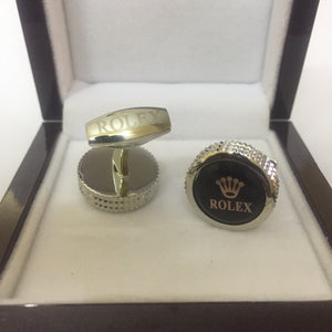 ROLEX silver cufflinks for men online in Pakistan
