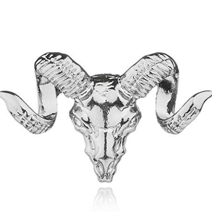 Silver Markhor Brooch Lapel Pin In Pakistan