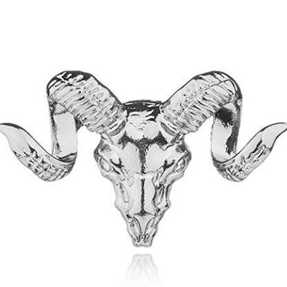 Silver Markhor Brooch Lapel Pin In Pakistan