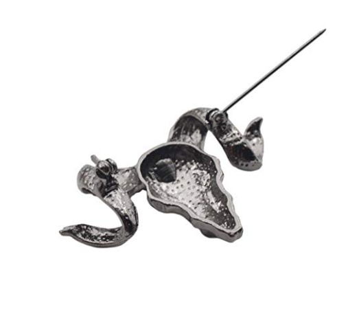 black silver markhor army brooch lapel pin in Pakistan