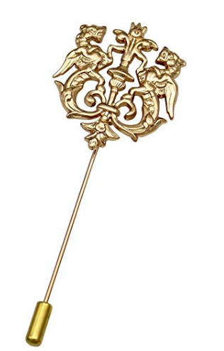 Golden Wedding Brooch lapel pin in pakistan