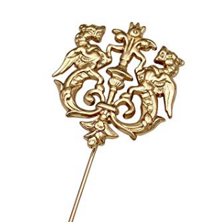 Golden Wedding Brooch lapel pin in pakistan