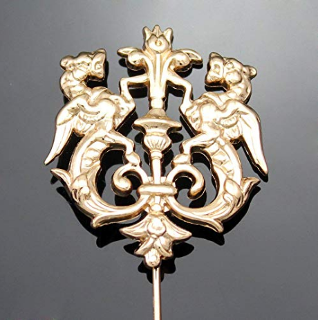mens golden brooch lapel pin pakistan
