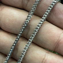 Load image into Gallery viewer, 2mm Silver Square Foxtail Neck Chain For Men In Pakistan