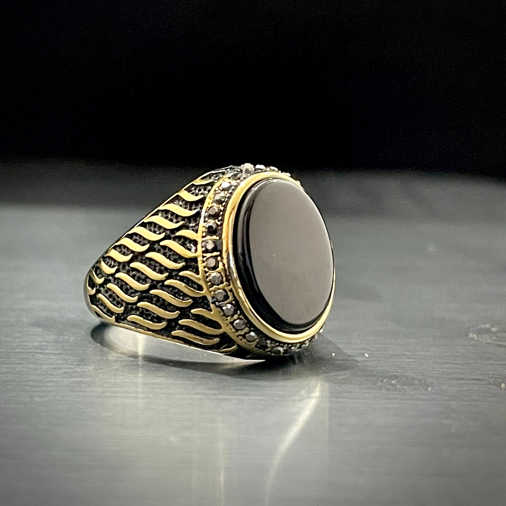 Turkish stone ring deals