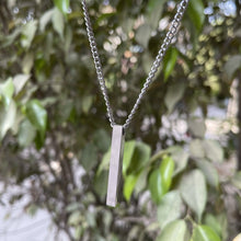 Load image into Gallery viewer, Silver Bar Pendant for men Online In Pakistan