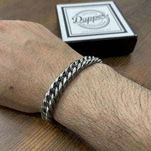 silver bracelets for men with color warranty
