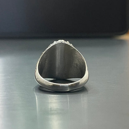 buy silver rings with black stone in pakistan