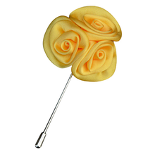 Load image into Gallery viewer, yellow flower lapel pin brooch online in pakistan