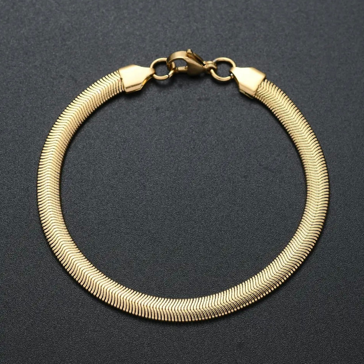 Golden Snake Chain Bracelet For Men Online In Pakistan