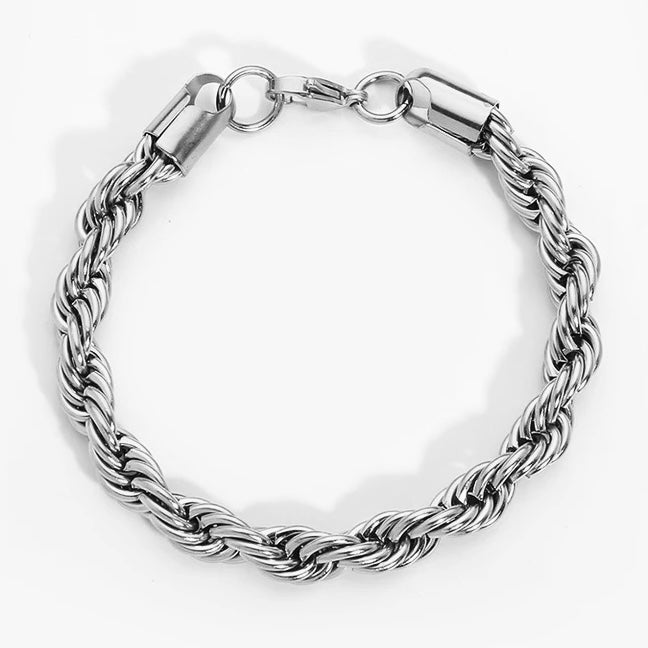 6mm Rope Chain Bracelet For Men