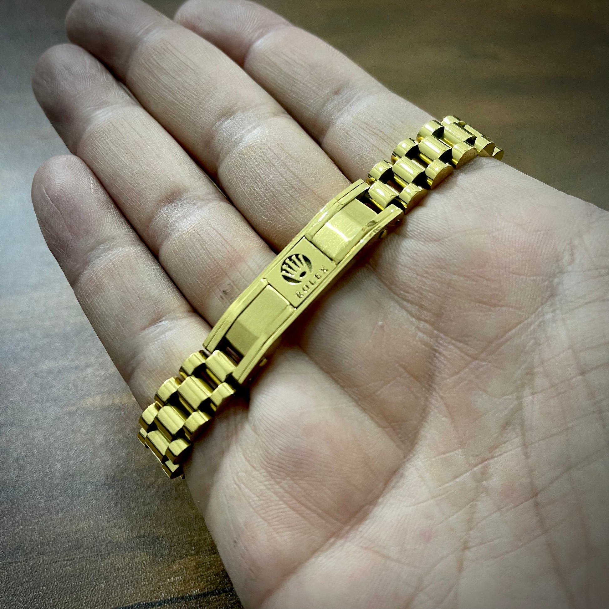 Gold rolex online bracelet