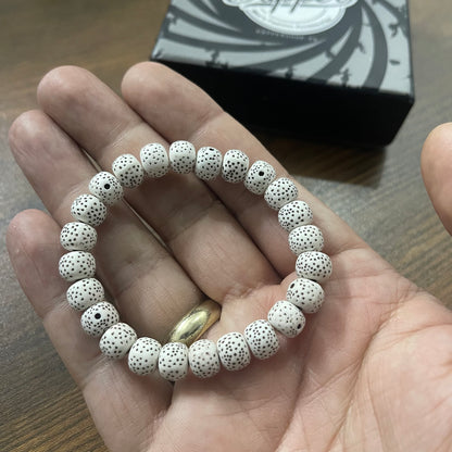 Natural white star sea beads bracelet for men women in pakistan