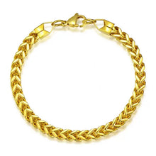 Load image into Gallery viewer, Golden Foxtail Wheat Chain Bracelet For Men In Pakistan