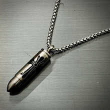 Load image into Gallery viewer, christian cross bullet pendant necklace for men in pakistan