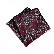 Load image into Gallery viewer, ajrak style paisley pocket sqaure for men online in pakistan