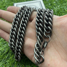 Load image into Gallery viewer, Heavy Round Curb Link Neck Chain For Men