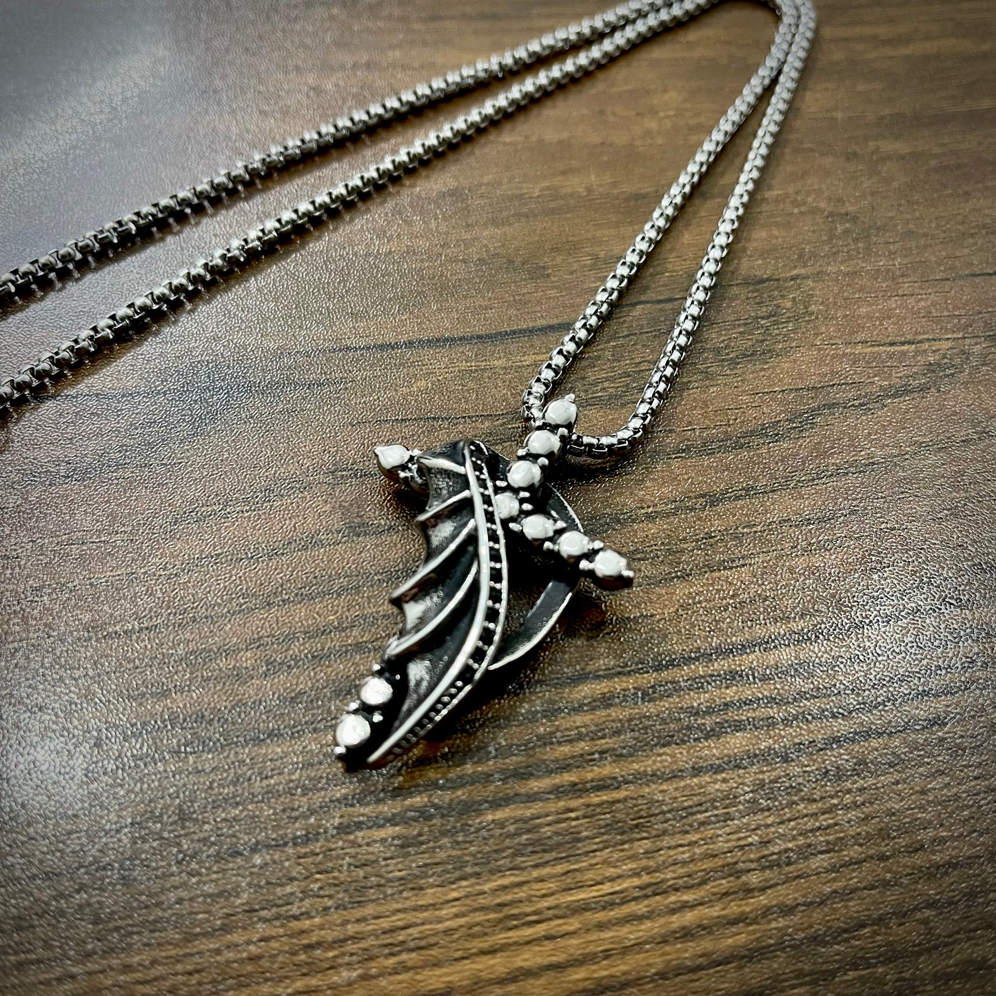 christ cross pendant necklace for men