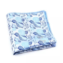 Load image into Gallery viewer, Sky Blue paisley pocket square for men in pakistan