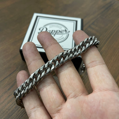 12mm heavy silver chain bracelet for men in pakistan